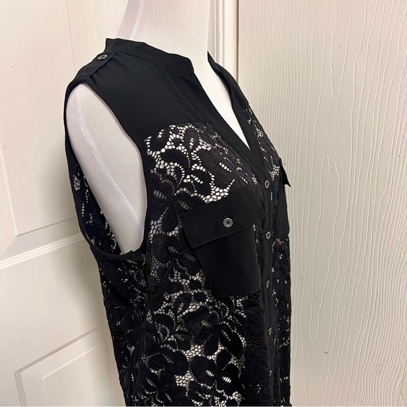 Premise Studio Lace Pocket Tank H3 - Picture 2 of 5